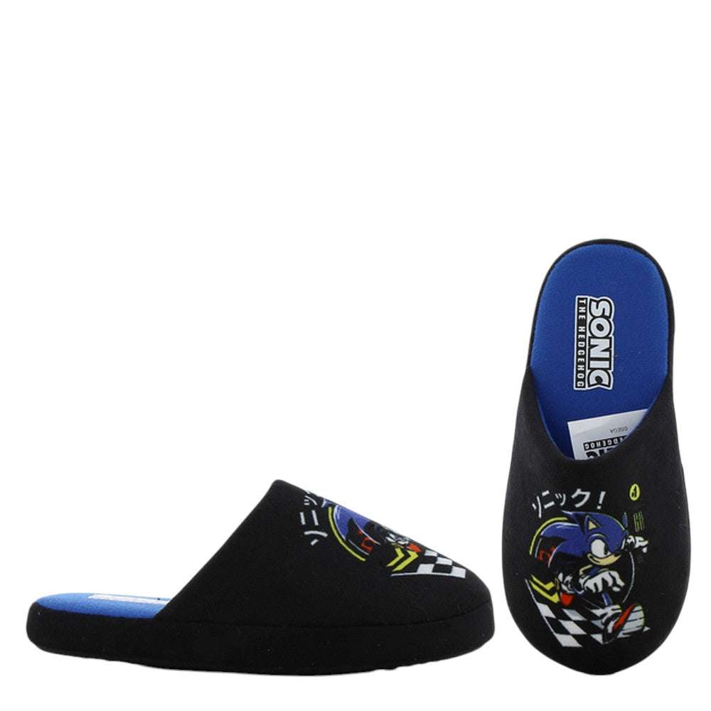 SONIC Παντόφλες Μαύρο